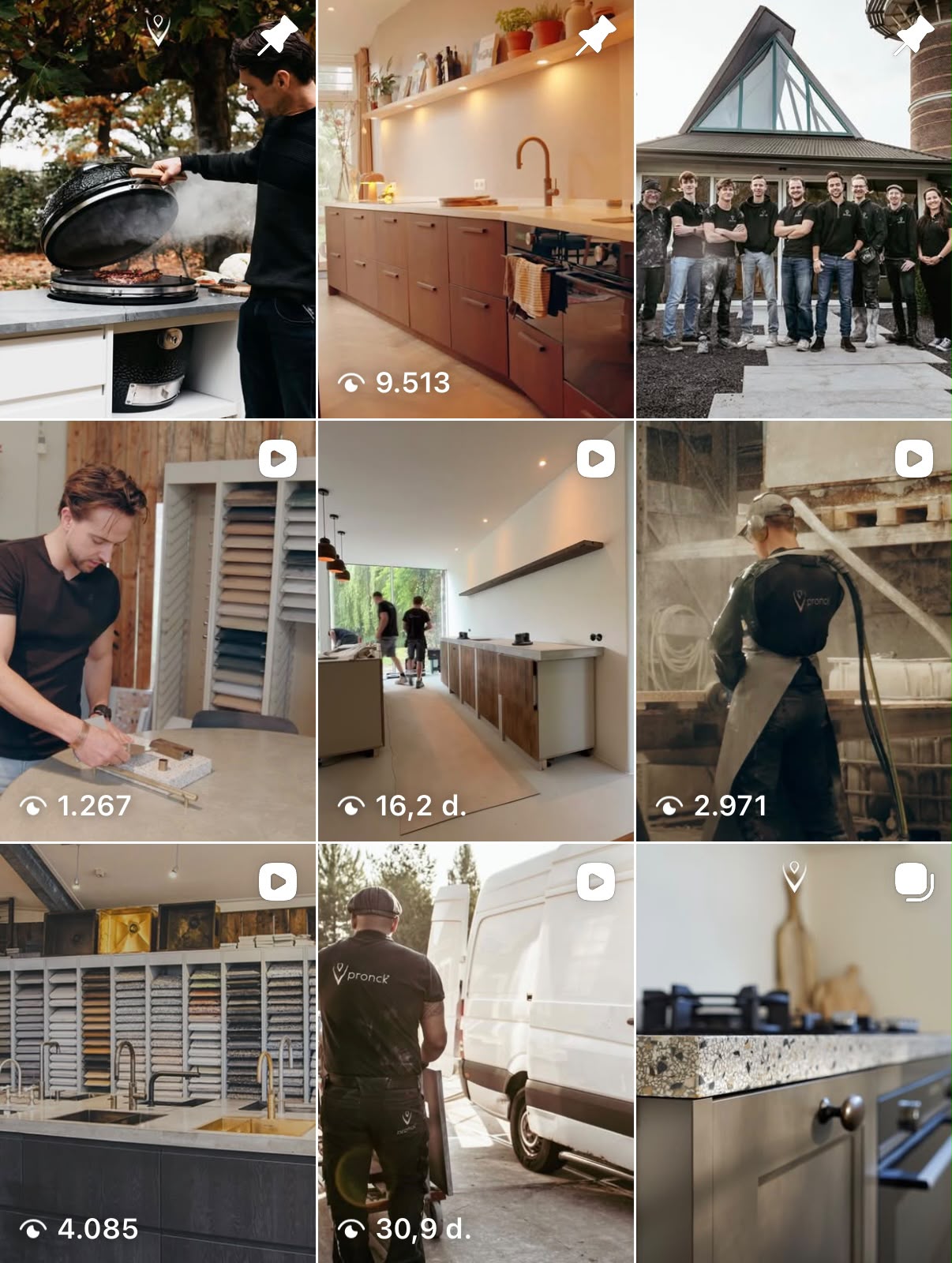 Instagram feed Pronck